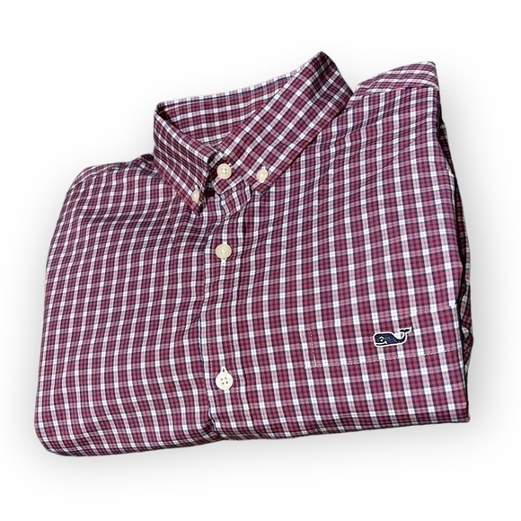 NWOT Vineyard Vines multi color button down shirt men’s size medium slim fit - Picture 1 of 10